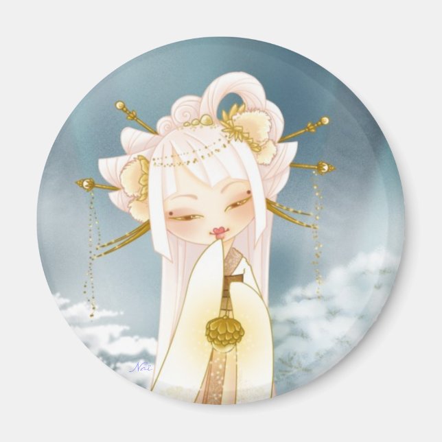 Aimant Winter kokeshi (Devant)