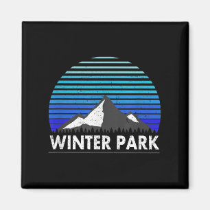 Aimant Winter Park Colorado Bluebird Mountain