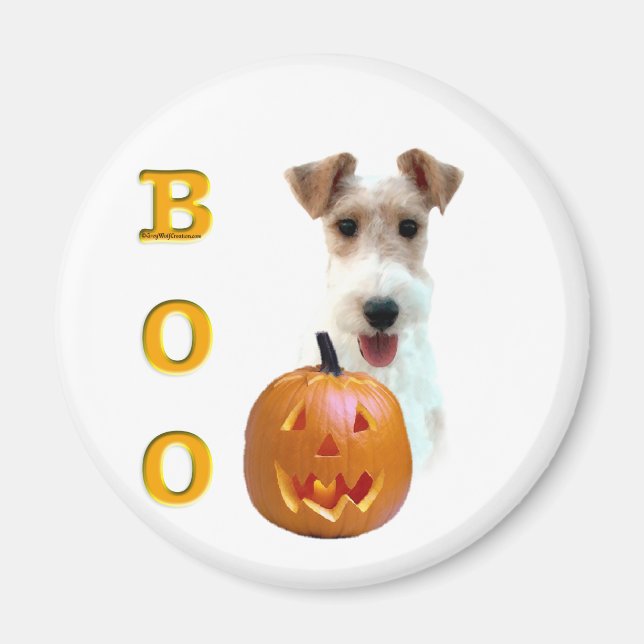 Aimant Wire Fox Terrier Boo (Devant)