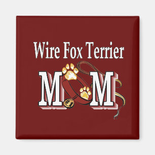 Aimant Wire Fox Terrier Maman Cadeaux