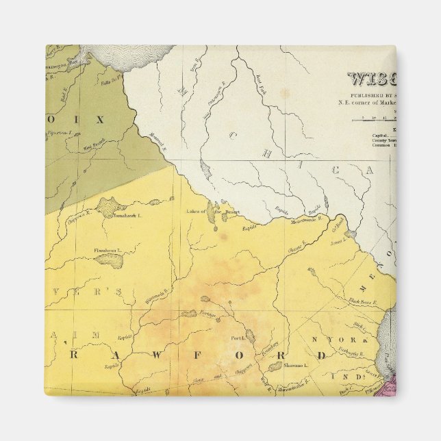 Aimant Wisconsin 4 (Devant)