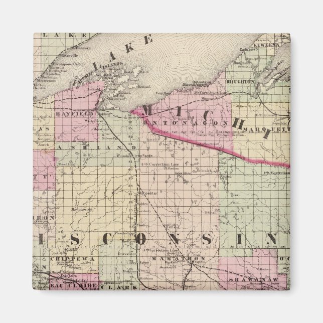 Aimant Wisconsin 9 (Devant)