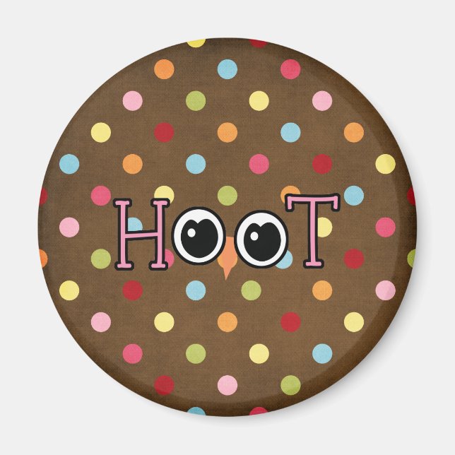 Aimant Wise Owl Hoot (Devant)