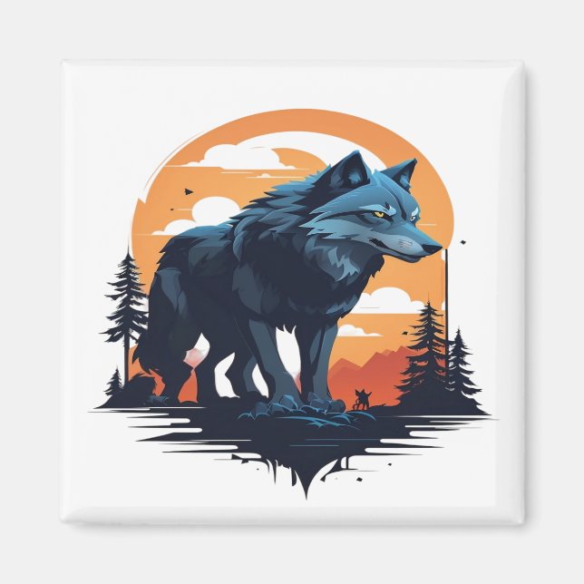 Aimant Wolf 06 (Devant)