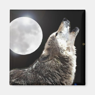 Aimant Wolf & Moon