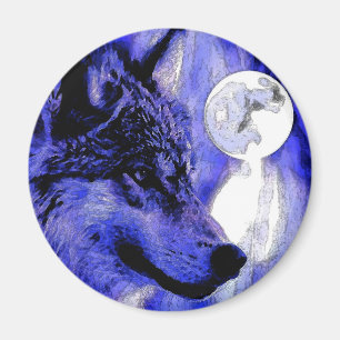 Aimant Wolf & Moon