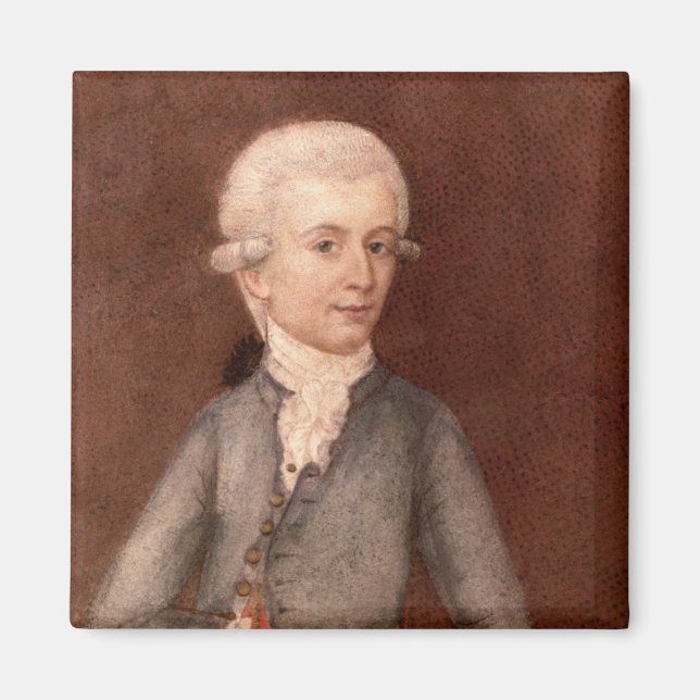 Aimant Wolfgang Amadeus Mozart, c.1780 (Devant)