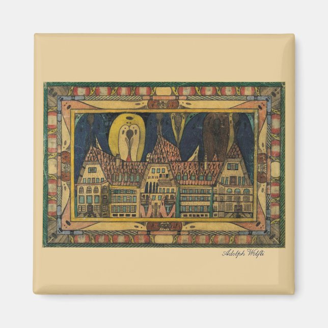 Aimant Wölfli "Waldau" Fine Art (Devant)