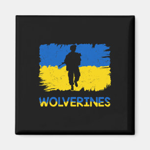 Aimant Wolverines Soutiennent l'Ukraine Soutiennent l'Ukr
