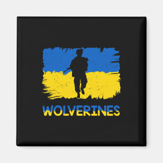 Aimant Wolverines Support Ukraine Support Ukraine Stand W