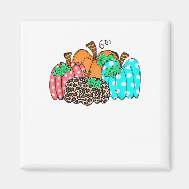 Aimant Women’s Pumpkin Leopard Print Graphic It’s Fall Y’ (Devant)