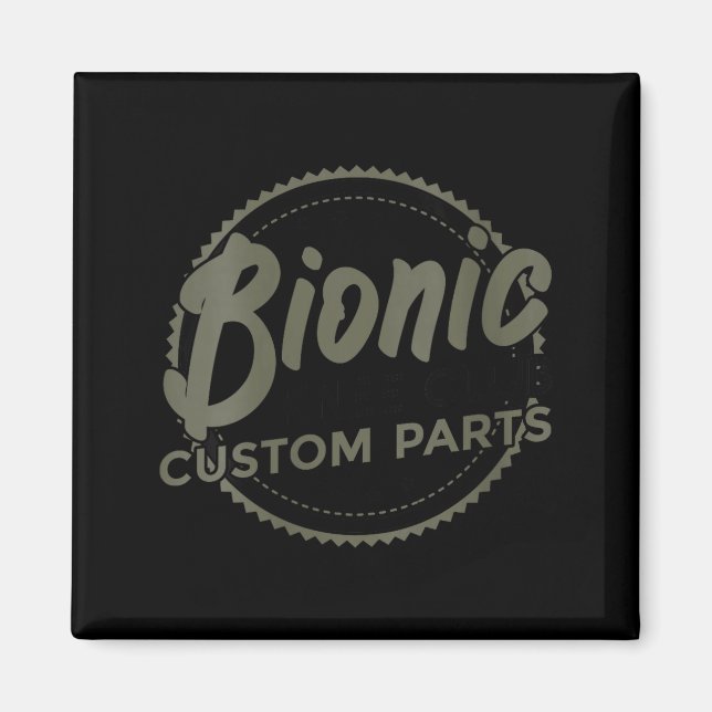 Aimant Womens Bionic Knee Club Parts Funny Knee Replaceme (Devant)