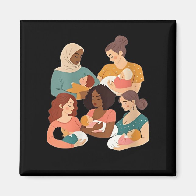 Aimant Womens Breastfeeding Lactation Consultant Birth Wo (Devant)