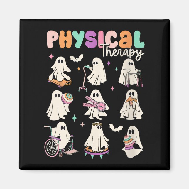 Aimant Womens Cute Ghost Physical Therapy Pt Physical The (Devant)