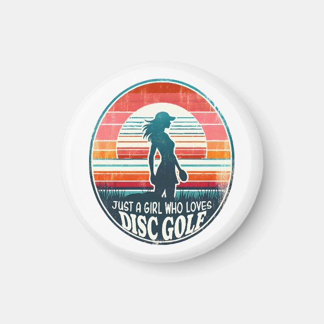 Aimant Womens Disk Golf - Frisbee Golf Femme (Devant)