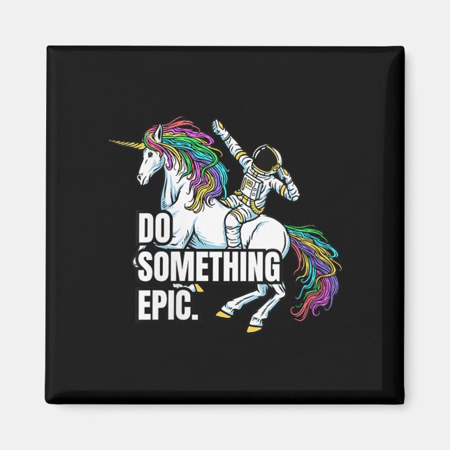 Aimant Womens Funny Spacecore Motivational Graphic, Do So (Devant)