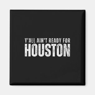Aimant Womens Houston Vs All Y' ; tous T-shirt à col V