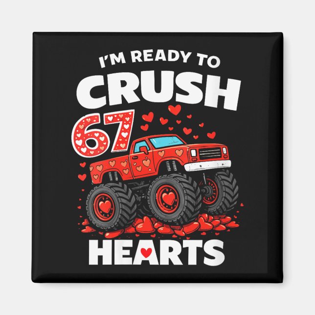 Aimant Women's I'm Ready To Crush 67 Hearts Truck Valenti (Devant)