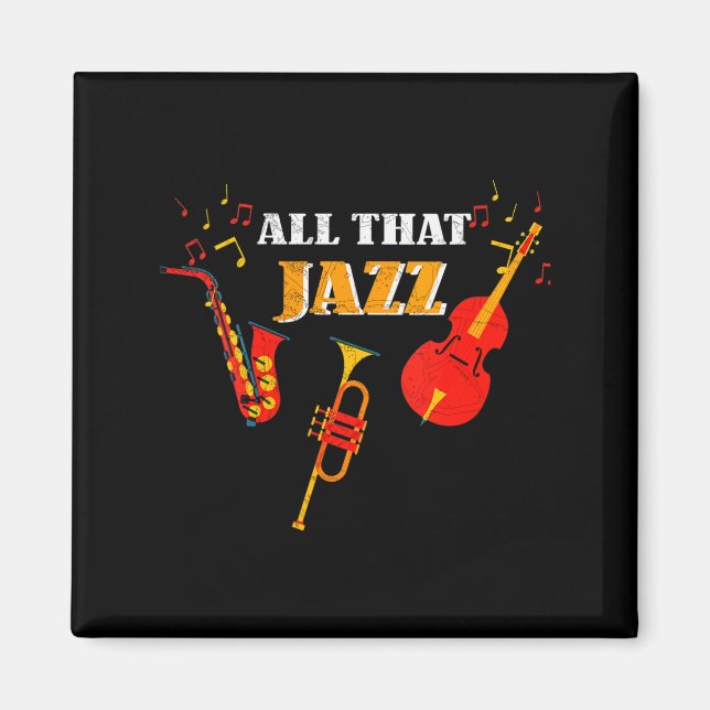 Aimant Womens New Orleans Birthplace Of Jazz Music Louisi (Devant)