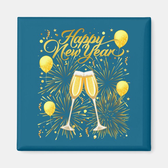 Aimant Womens New Years Eve Party Sylvester 2026 Happy Ne (Devant)