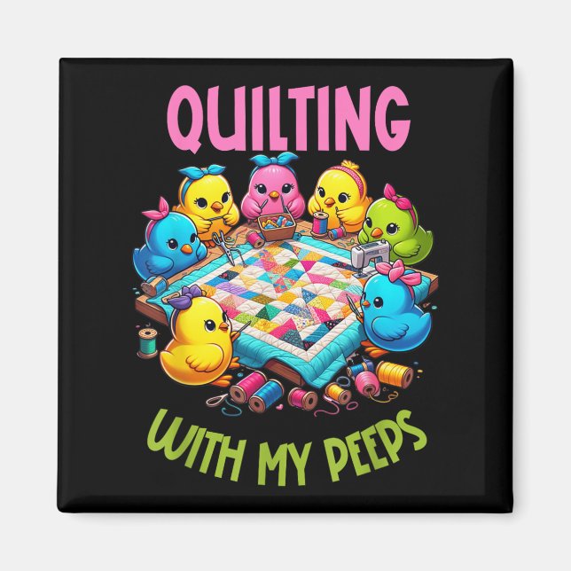 Aimant Womens Quilting With My Funny Quilting Gift For Wo (Devant)