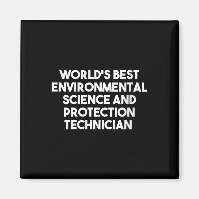 Aimant Womens Worlds Best Science De l'environnement Et (Devant)