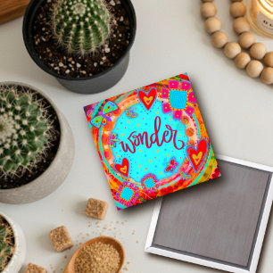 Aimant Wonder mignon Whimsical Fun Colorful Enfants tenda