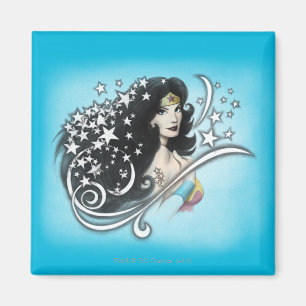 Aimant Wonder Woman and Stars