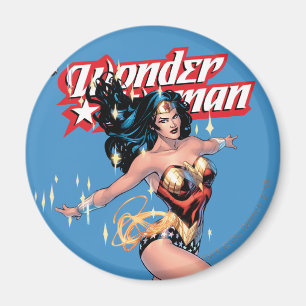 Aimant Wonder Woman Couverture de bande dessinée