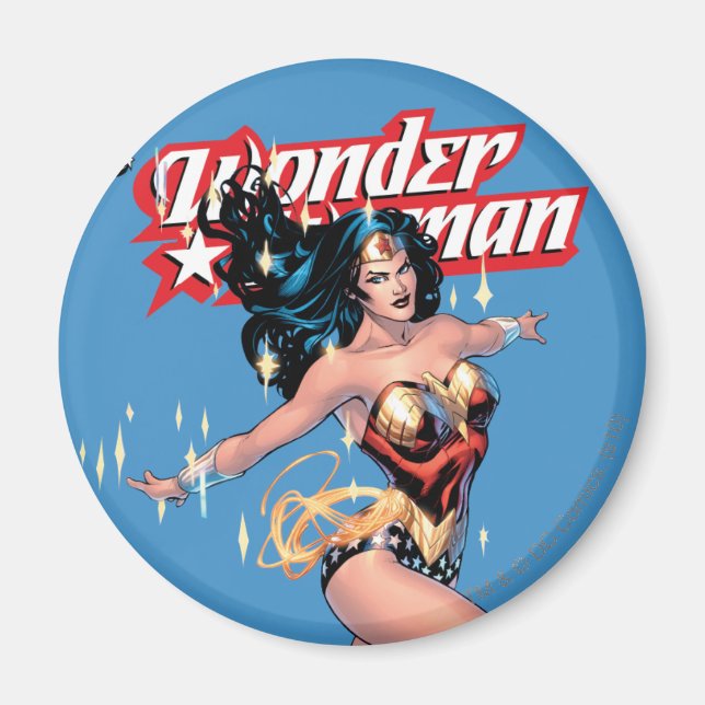 Aimant Wonder Woman Couverture de bande dessinée (Devant)