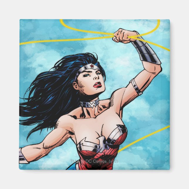 Aimant Wonder Woman & Lasso de la vérité (Devant)