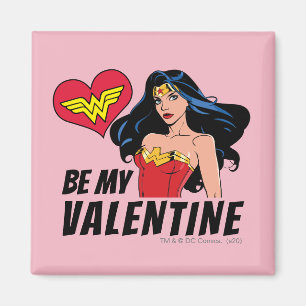 Aimant Wonder Woman   Vous êtes merveilleuse Valentine