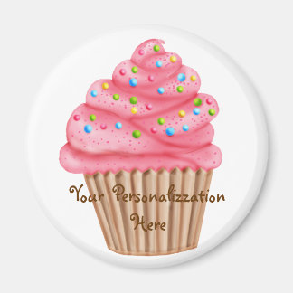 Aimant Wonderland arrose le cupcake