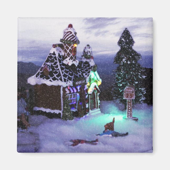 Aimant Wonderland Snow Scene 2020 (Devant)
