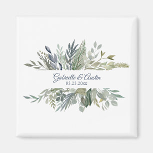 Aimant Woodland Foliage Wedding Favocat
