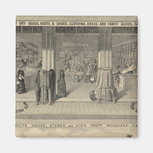 Aimant Woodland store, collège (Devant)