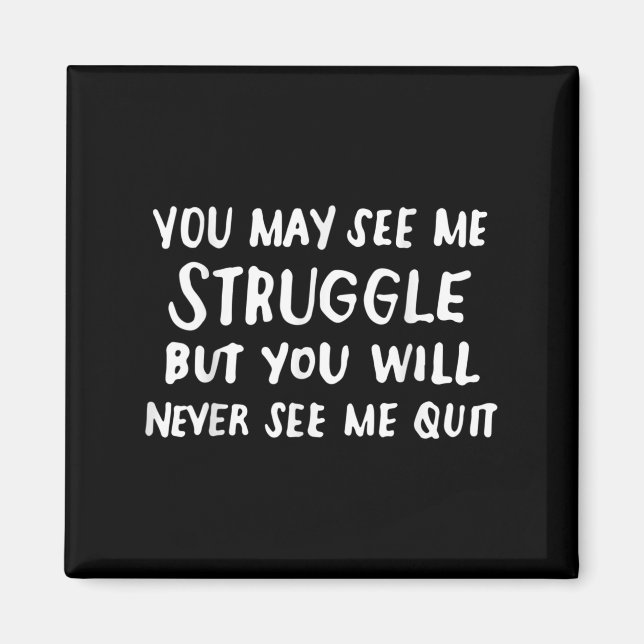 Aimant Workout Insration Motivational Saying Men Women  (Devant)