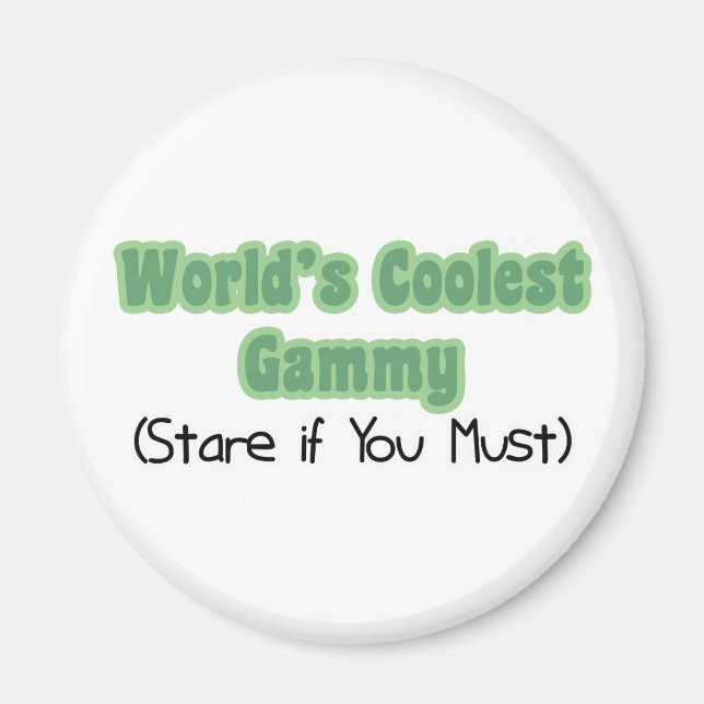 Aimant World&apos ; s Gammy la plus froide (Devant)