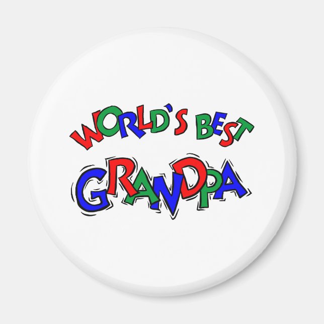 Aimant World&apos ; s Meilleur grand-père (Devant)