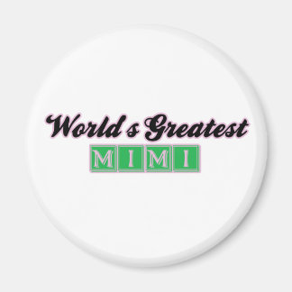 Aimant World&apos ; s Meilleur Mimi (Vert)