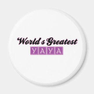 Aimant World&apos ; s Meilleur YaYa (Violet)