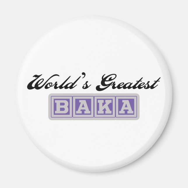 Aimant World&apos ; s plus grand Baka (Devant)