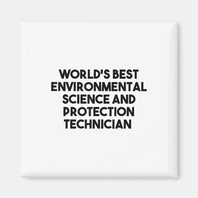 Aimant World Best De l'environnement Science Protection T (Devant)