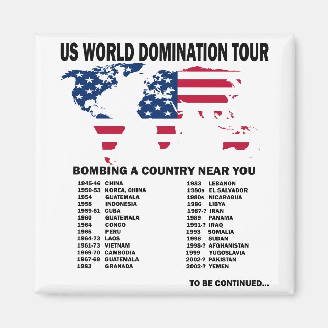Aimant World Domination Tour (Devant)