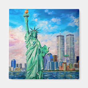 Aimant World Trade Center Twin Towers, New York Art par G