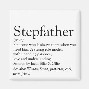 Aimant World's Best Ever Stepfather, Stepdad Definition
