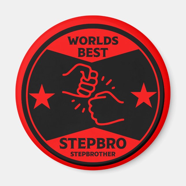 Aimant Worlds Best Stepbrother (Devant)