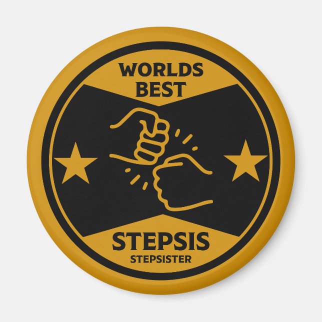 Aimant Worlds Best Stepsoeur (Devant)