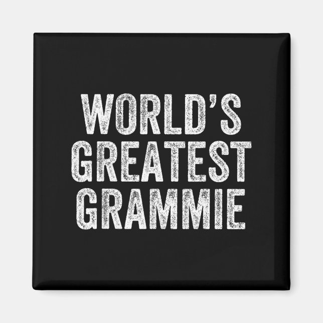 Aimant World's Greatest Grammie Funny Grandma Joke Mother (Devant)