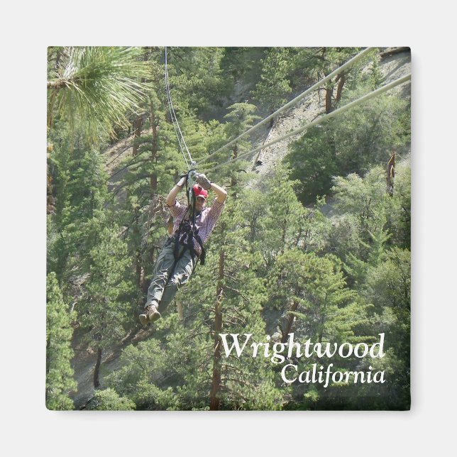 Aimant Wrightwood Ziplining Magnet! (Devant)